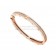 B.zero1 Bangle Bracelet in Rose Gold with Pave Diamonds