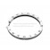B.zero1 Bangle Bracelet in White Gold with Black Cermet