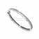 B.zero1 Bangle Bracelet in White Gold with Pave Diamonds