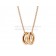 B.zero1 Design Legend Necklace in Rose Gold