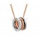 B.zero1 Pendant in Rose and White Gold