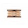 2020 New B.zero1 Rock 4-band Ring in 18kt Rose Gold with Studded Spiral and Black Ceramic Inserts on the Edges