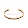 B.zero1 Rose Gold Cuff Bracelet and with Black Cermet