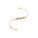 B.zero1 Soft 3-Feature Yellow White and Rose Gold Bracelet
