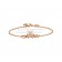 B.zero1 Soft Bracelet in Rose Gold with Pave Diamonds