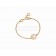 Baby Bracelet in Yellow Gold with Mother of Pearls