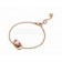Bracelet in Pink Gold with Amethysts and Pink Tourmalines