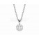Diamond Pendant with White Gold Chain