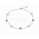 Necklace in Pink Gold with Jadeite Jade and Mother of Pearl