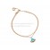DIVAS Dream Bracelet Rose Gold with Tourquoise