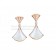 DIVAS Dream Earrings Rose Gold with Mother of Pearl and Diamonds