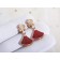 Divas Dream Earrings with Carnelian and Pave Diamonds Rose Gold Top Quality