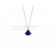 Divas Dream Necklace in Rose Gold with Lapis Lazuli and Diamond