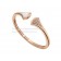 DIVAS Dream Rose Gold Bracelet with Mother of Pearl and Pave Diamonds