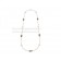 Divas Dream Sautoir Necklace in Rose Gold with Mother of Pearl and Black Onyx