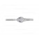 Serpenti Bangle Bracelet 18K White Gold set with Blue Sapphire Eyes and Pave Diamonds