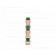 Small Serpenti Viper 18k Rose Gold Ring with Malachite Elements and Pave Diamonds