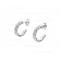 Serpenti Viper 18K White Gold Earrings with Pave Diamonds