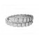 Serpenti Viper One-coil Bracelet in 18K White Gold and Full Pave Diamonds