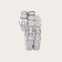 Serpenti Viper Two-coil 18K White Gold Ring set with Pave Diamonds
