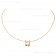 Replica C DE Cartier Necklace Yellow Gold with Diamons N7405700