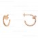 Replica Cartier Juste Un Clou Small Earring Pink Gold Wiht Diamonds B8301429