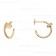 Replica Cartier Juste Un Clou Small Earring Yellow Gold Wiht Diamonds B8301430