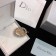 Replica Spring New Style Christian Dior Classic Brass Logo Motif White Crystals Edging Fashion Oval Brooch For Ladies Online