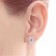 Premium replica Tiffany 1837 Circle Diamond Ear-stud Sterling Silver Valentine Gift For Girls Price List USA