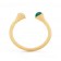 Replica Van Cleef Arpels Perlee Couleurs Bracelet Yellow Gold with Diamond Malachite