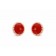 Replica Van Cleef Arpels Perlee Couleurs Earrings Rose Gold Carnelian