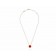 Replica Van Cleef Arpels Perlee Couleurs Pendant Rose Gold Carnelian