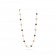Replica Van Cleef Arpels Vintage Alhambra Long Necklace 20 Motifs Gray Mother-of-pearl With Diamonds