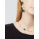 Replica Van Cleef Arpels Vintage Alhambra Necklace 10 Motifs Yellow Gold With Diamonds and Malachite