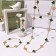 Replica Van Cleef Arpels Vintage Alhambra With Diamonds Malachite Set (3pcs)