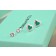 New Style Tiffany Replica Love Heart Earrings With Blue  60994862