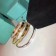 Tiffany Atlas Ladies Closed Hinged Silver Pink/ Yellow Gold Bangle Crystals 2021 Popular GRP03265/GRP03235