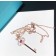 Best Christmas Gift Tiffany Keys Mini Crown Key Charm Pink Crystal Womens Rosed Gold Diamonds Necklace Silver