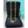 Tiffany HardWear Link Short Necklace Yellow Gold/White Gold