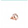 Copy Tiffany Tiffany T White Mother Of Pearl 18K Rose Gold Circle Earrings Button Stud Earrings