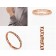 Tiffany T True Narrow Bracelet Rose Gold