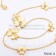 Van Cleef Arpels Frivole Necklace Yellow Gold With 9 Round Diamonds