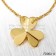 Van Cleef Arpels Frivole Necklace Yellow Gold With Round Diamonds