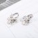 Celebrity Style Van Cleef Arpels Frivole Small Earrings White Gold With Diamond In Paris Replica