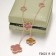 Van Cleef & Arpels Magic Alhambra Necklace Pink Gold 6 Motifs With Tigers Eye Onyx Mother Of Pearl