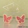 Van Cleef & Arpels Sweet Alhambra Butterfly Earrings Pink Gold With Carnelian Mother Of Pearl