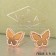 Van Cleef & Arpels Sweet Alhambra Butterfly Earrings Pink Gold With Tigers Eye Mother Of Pearl