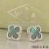 Van Cleef & Arpels Sweet Alhambra Earrings White Gold With Malachite Mother Of Pearl