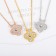 Van Cleef Arpels Sweet Alhambra Pendant With Diamonds Yellow Gold/Rose Gold/White Gold