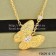 Van Cleef Arpels Two Butterfly Necklace Yellow Gold Stone Combination With Pave Diamonds